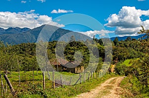 Countryside in Boyaca, Colombia photo