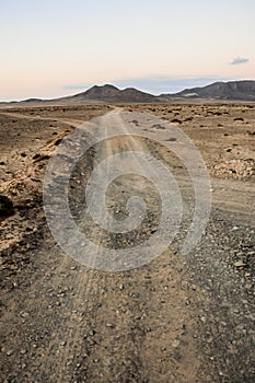Countryside Desert Dirt Road