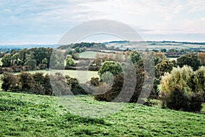 Countryside and fields of England