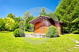 Countryside. garden house