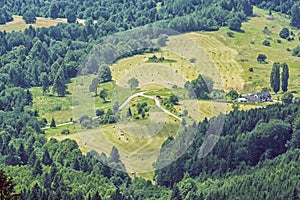 Countryside from Hrb hill, Vepor, Slovakia