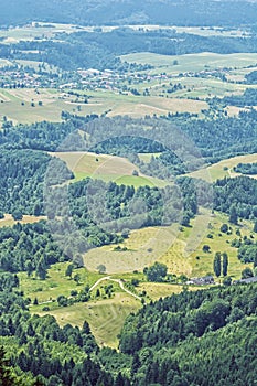 Countryside from Hrb hill, Vepor, Slovakia