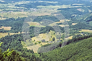 Countryside from Hrb hill, Vepor, Slovakia