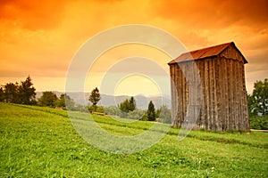 Countryside landscape