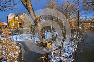 Countryside landscape.