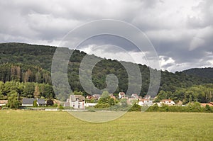 Countryside Landscape from Alsace region in France