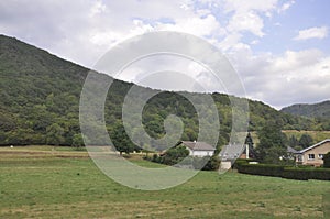 Countryside Landscape from Alsace region in France