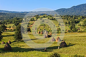 Countryside Landscape in Maramures, Romania