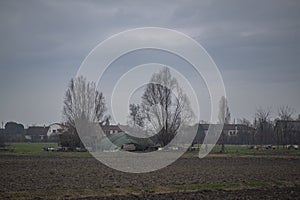 Countryside landscape in northern Italy in winter 3