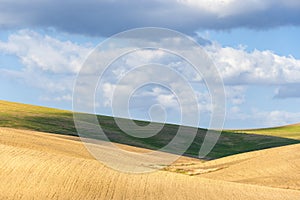 Countryside landscape in Val d`Agri, Basilicata