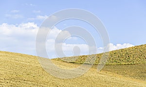Countryside landscape in Val d`Agri, Basilicata