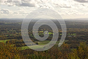 Countryside at Leith Hill, Surrey, England