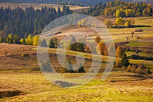 Countryside mountain landscape