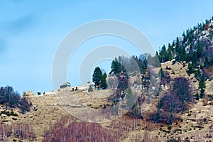 Countryside and mountainside