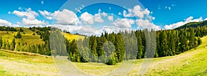 Countryside panorama in early autumn