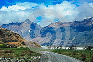 Countryside in Paradise, near Queenstown, South Island, New Zealand