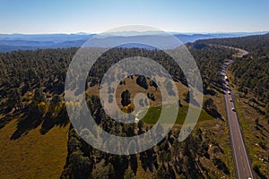 Countryside Road along the Apache Sitgreaves National Forest