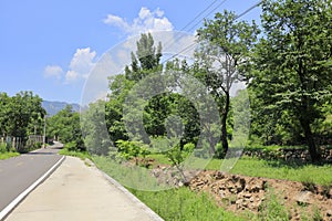 The countryside road of changping distict, adobe rgb