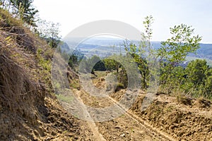 A countryside road near Corcova village photo