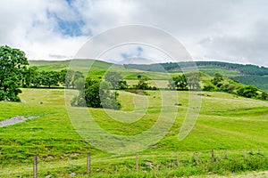 Countryside in rural Wales