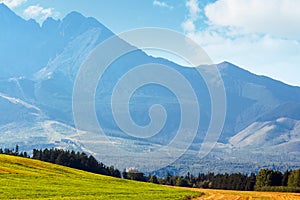 Countryside summer landscape