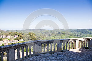 Countryside from terrace