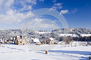 Countryside in wintertime