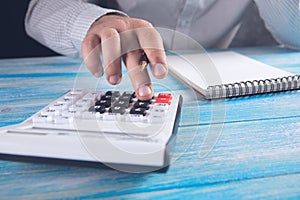 Counts on a calculator