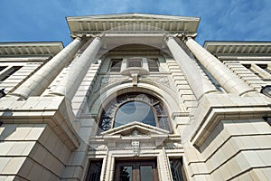 County Courthouse in Missoula, Montana Above Entrance photo
