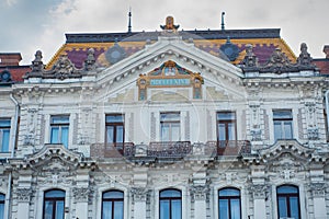 County hall in the city of Pecs,Hungary.
