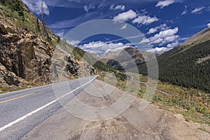 County Roads of Colorado in Rocky Mountains