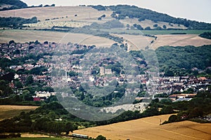 The County Town of Lewes in East Sussex, England