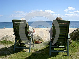 Couple at the Beach