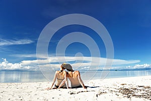 Couple on a beach