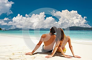 Couple on a beach