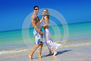 Couple at beach