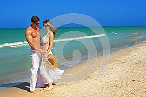 Couple at beach