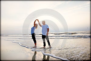 Couple on a beach