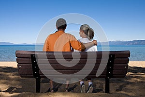 Couple on bench