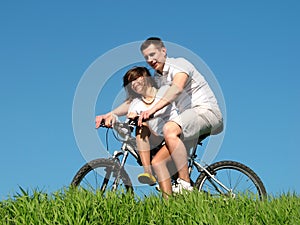 Couple on bike