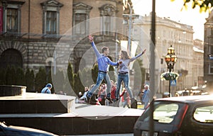 Couple in the city