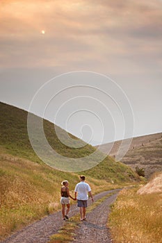 Couple on a Country Road