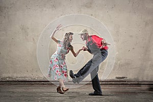 Couple dancing