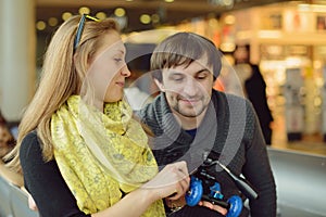 Couple with Device