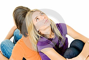 Couple in dreaminess