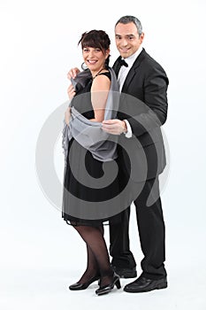 Couple dressed to kill