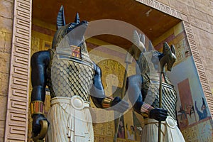 Ägyptisch uralt kunst Skulptur Figur 