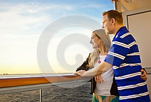 Couple Enjoying a Cruise Vacation