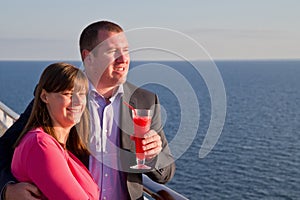 Couple Enjoying a Cruise Vacation