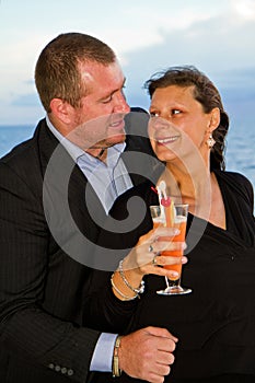 Couple Enjoying a Cruise Vacation